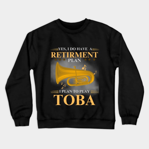 Tuba Crewneck Sweatshirt by DuViC